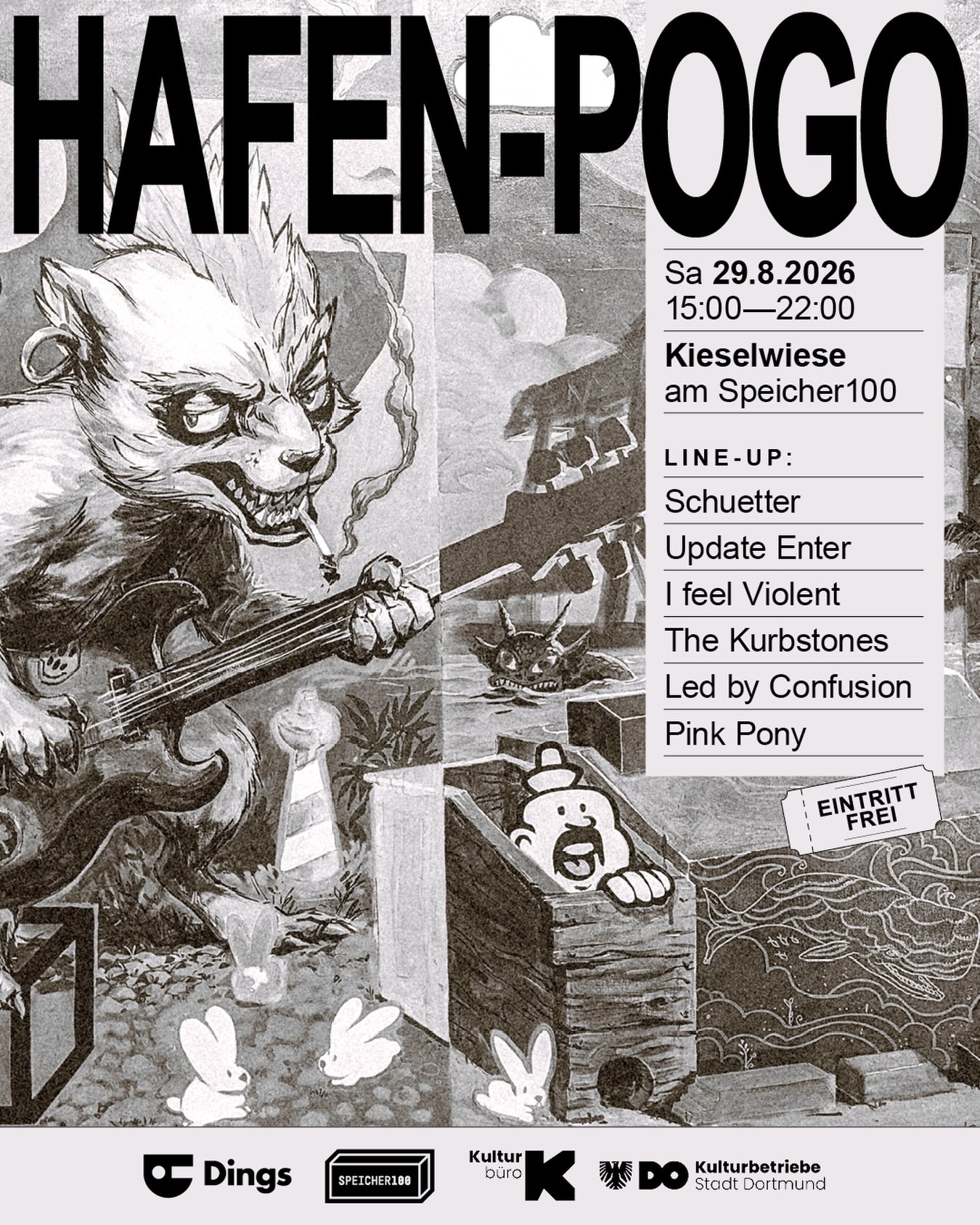 Dings e.V. pres. – Hafen Pogo – 29.08.26 – Bild 1